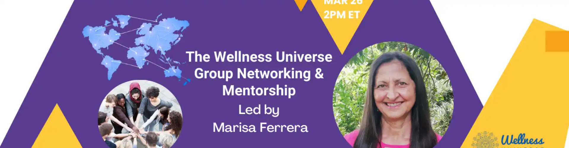 การสร้างเครือข่ายและการให้คำปรึกษาของกลุ่ม WU กับ Marisa Ferrera - Online Class by The Wellness Universe